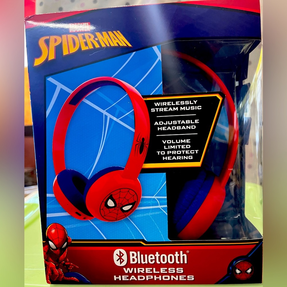 Spider Man Bluetooth Wireless headphones